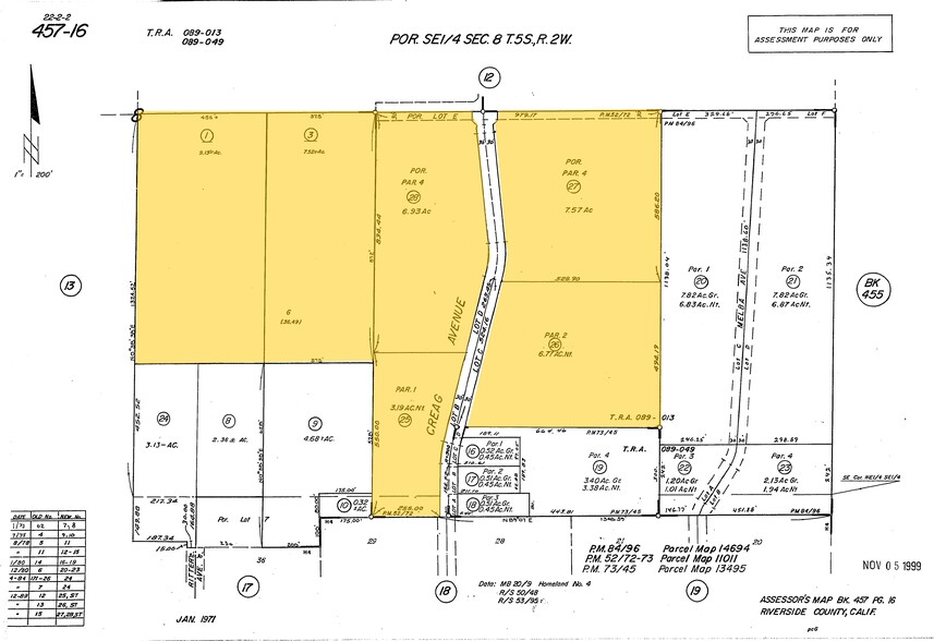 Creag Rd, Homeland, CA for sale - Plat Map - Image 3 of 3