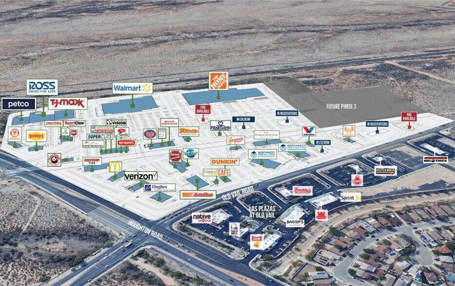 SW Houghton & Old Vail Rd, Tucson, AZ for lease - Building Photo - Image 1 of 3