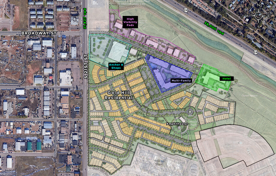 SEC of Highway 24 & 21st St, Colorado Springs, CO for sale - Site Plan - Image 1 of 1