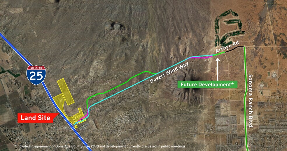 I25 & Thorpe rd, Las Cruces, NM 88007 Land for Sale