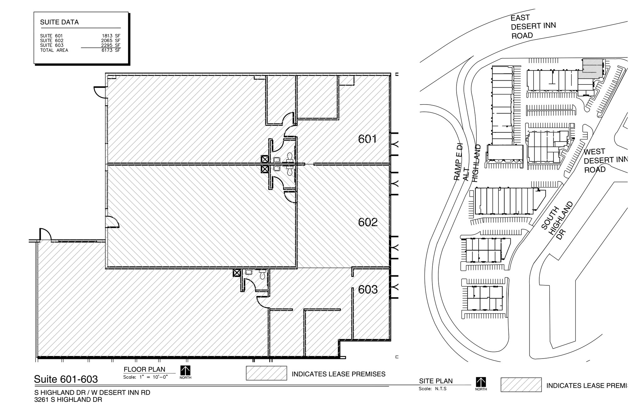 3281 Highland Dr, Las Vegas, NV for lease Site Plan- Image 1 of 1