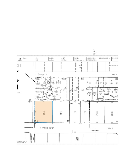 2475 Pacific Coast Hwy, Lomita, CA for lease - Plat Map - Image 1 of 1