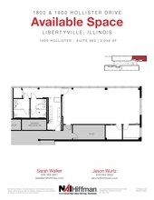 1900 Hollister Dr, Libertyville, IL for lease Floor Plan- Image 1 of 2