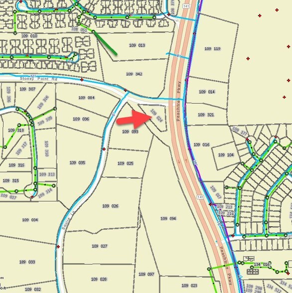 1110 Stoney Point Rd, Cumming, GA for lease - Plat Map - Image 1 of 14