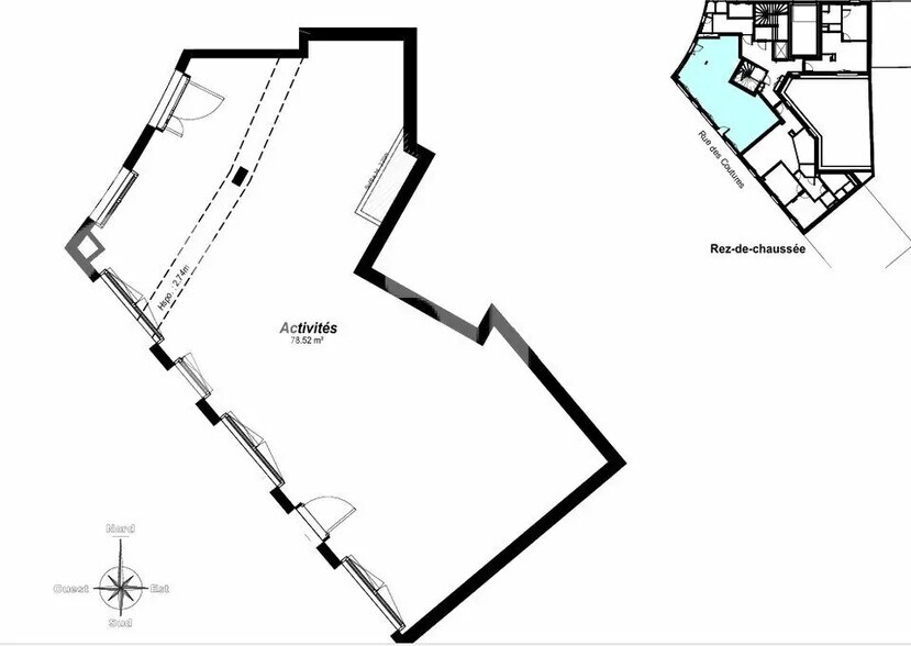 Retail in Reims for sale - Floor Plan - Image 2 of 2
