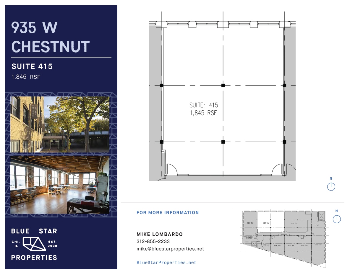 935 W Chestnut St, Chicago, IL for lease Floor Plan- Image 1 of 1