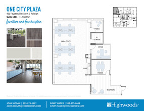 421 Fayetteville St, Raleigh, NC for lease Floor Plan- Image 1 of 2