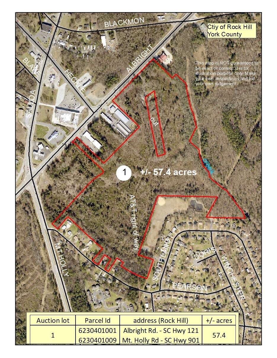 Albright Rd, Rock Hill, SC for sale Primary Photo- Image 1 of 1
