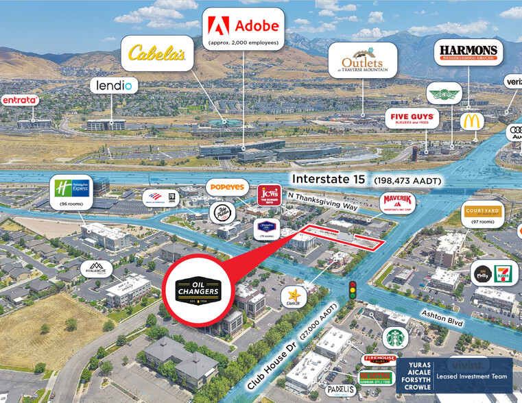 2840 W Clubhouse Dr, Lehi, UT for sale - Aerial - Image 2 of 10