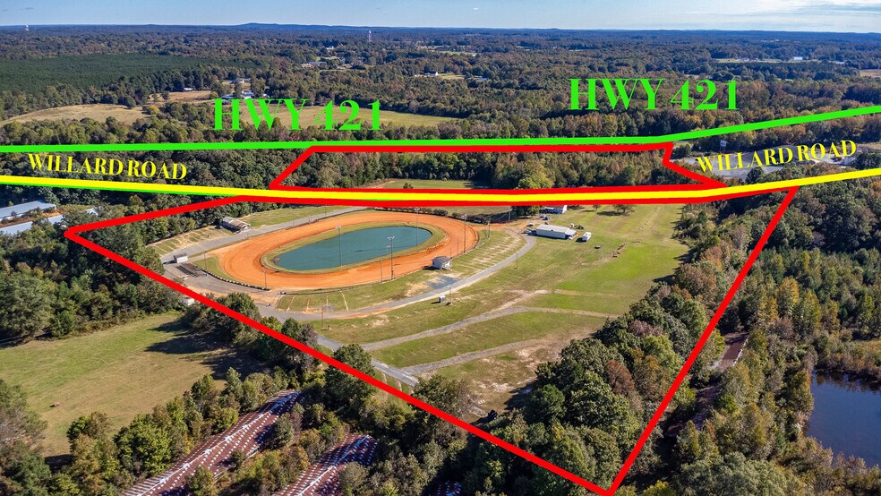6788 Willard Rd, Staley, NC 27355 Liberty Raceway Land