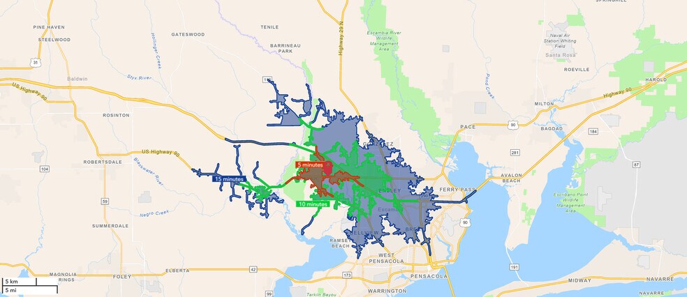 4800 Blk Nine Mile Road w, Pensacola, FL for sale - Building Photo - Image 2 of 6