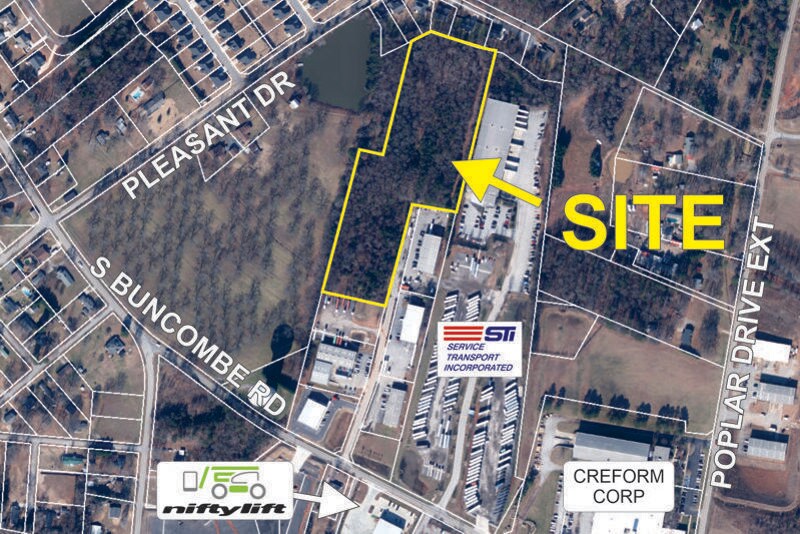 1425 S Buncombe Rd, Greer, SC for sale - Aerial - Image 3 of 3