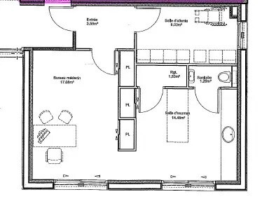 Office in La Roche-Vineuse for lease - Floor Plan - Image 2 of 3