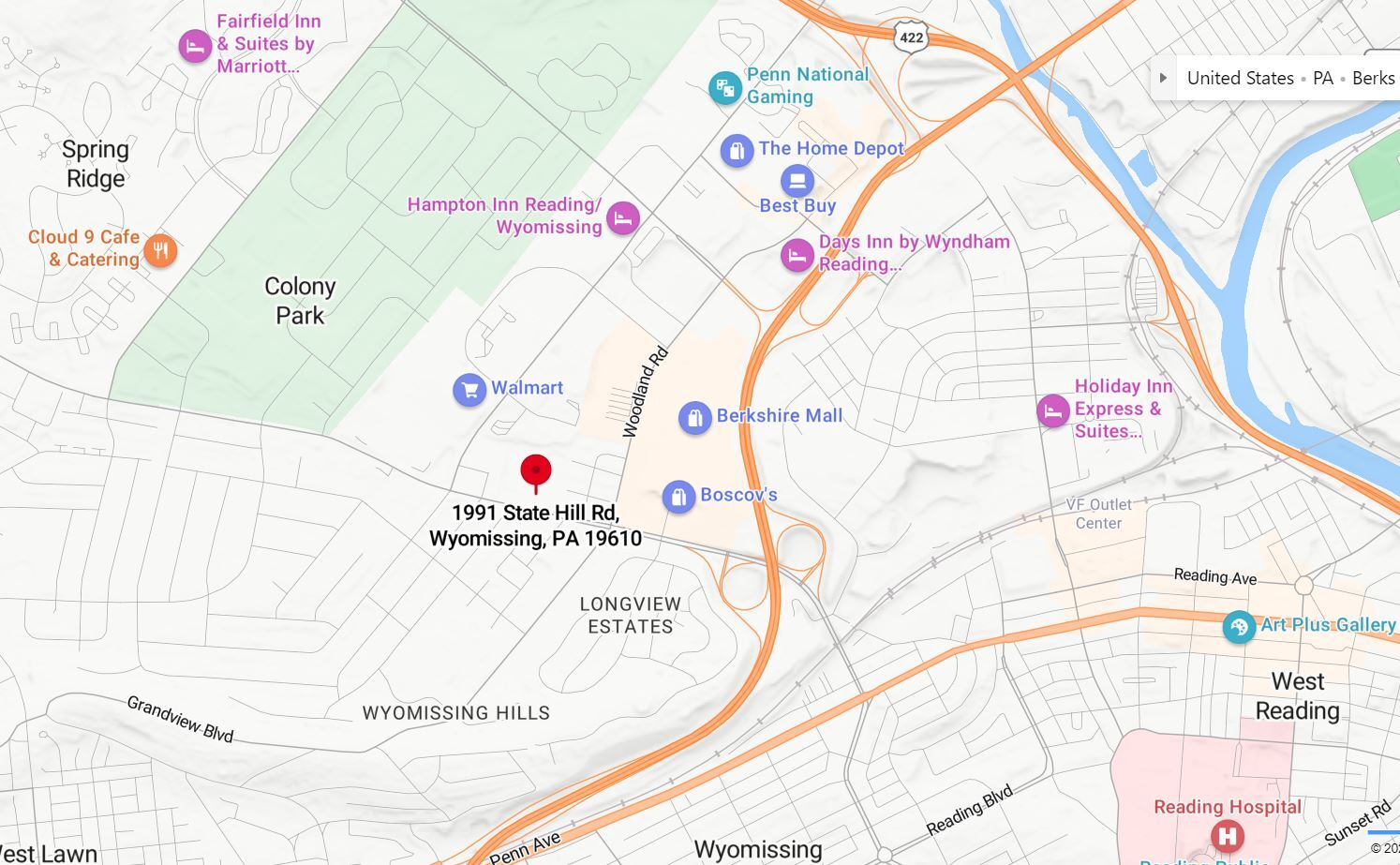 1991 State Hill Rd, Wyomissing, PA 19610 1991 State Hill Road 1st