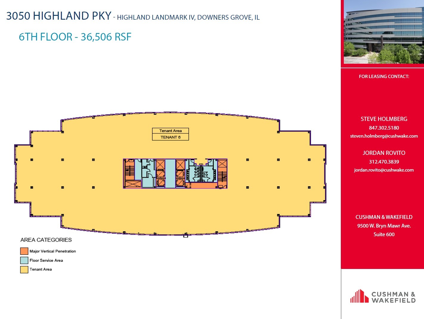 3050 Highland Pky, Downers Grove, IL for lease Floor Plan- Image 1 of 4