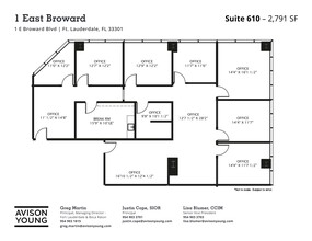 1 E Broward Blvd, Fort Lauderdale, FL for lease Site Plan- Image 1 of 1