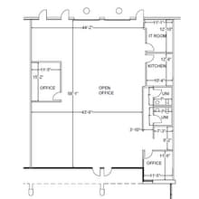 1335 Capital Circle, Marietta, GA for lease Floor Plan- Image 1 of 1
