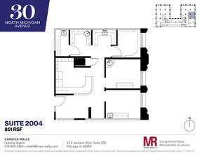 30 N Michigan Ave, Chicago, IL for lease Floor Plan- Image 1 of 7