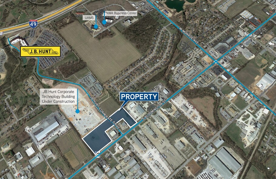 JB Hunt Corporate Dr, Lowell, AR for sale - Other - Image 1 of 1