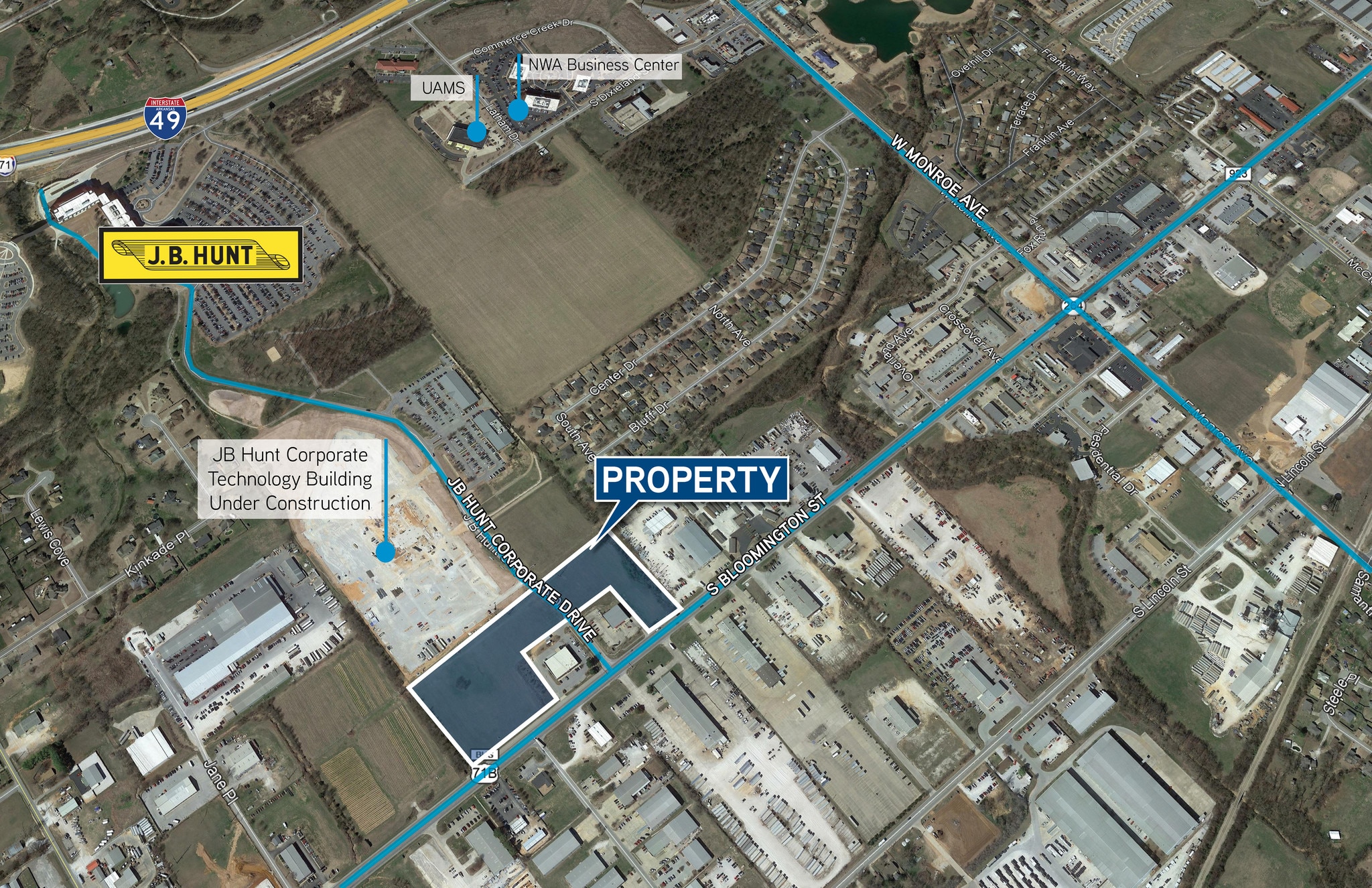 JB Hunt Corporate Dr, Lowell, AR for sale Other- Image 1 of 1