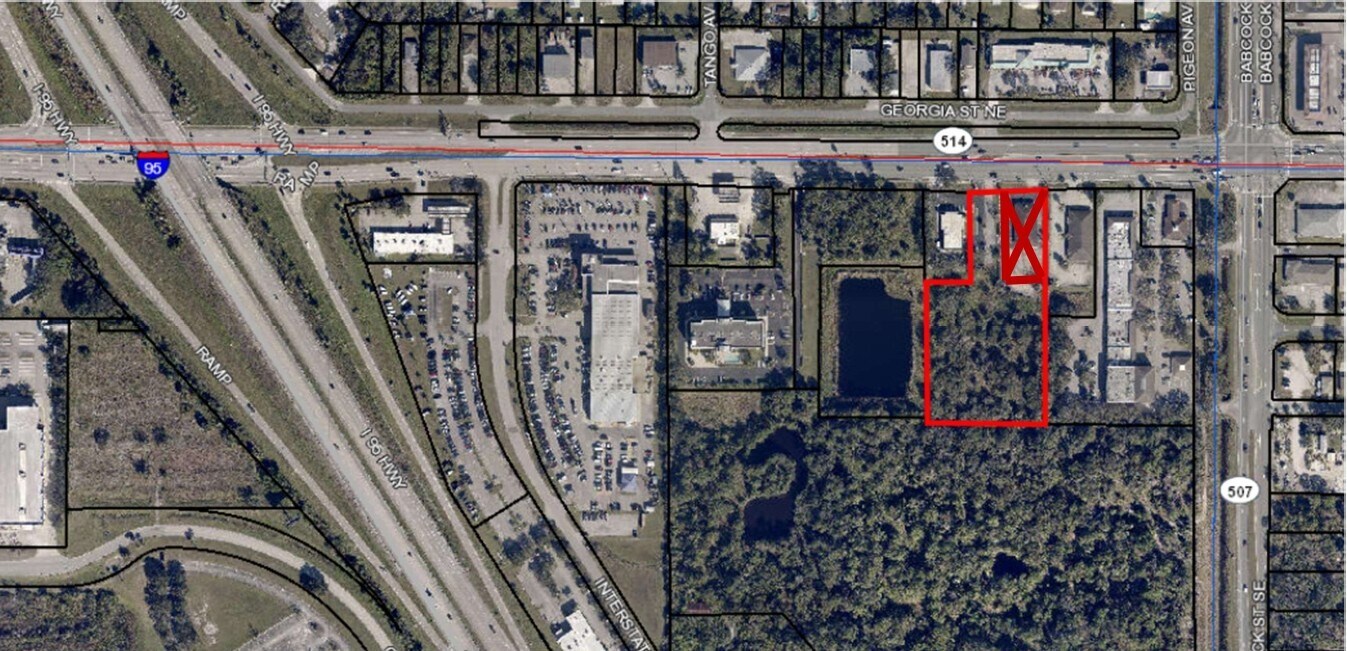 1264 SE Malabar Rd, Palm Bay, FL for sale Aerial- Image 1 of 6