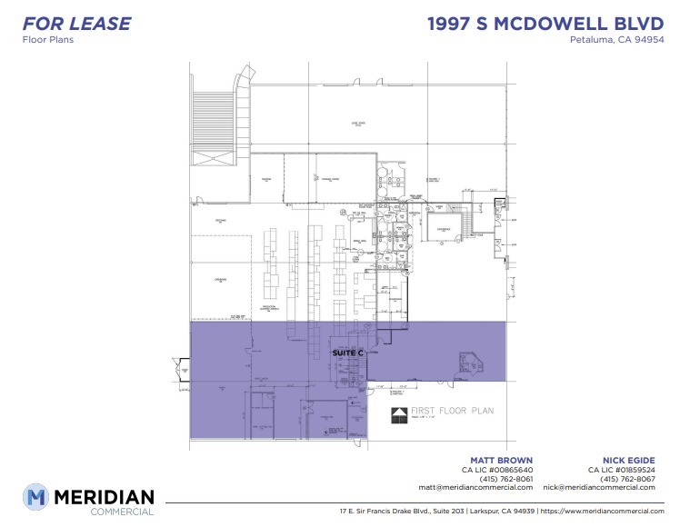 1997 S McDowell Blvd, Petaluma, CA for lease Floor Plan- Image 1 of 1