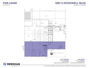 1997 S McDowell Blvd, Petaluma, CA for lease Floor Plan- Image 1 of 1