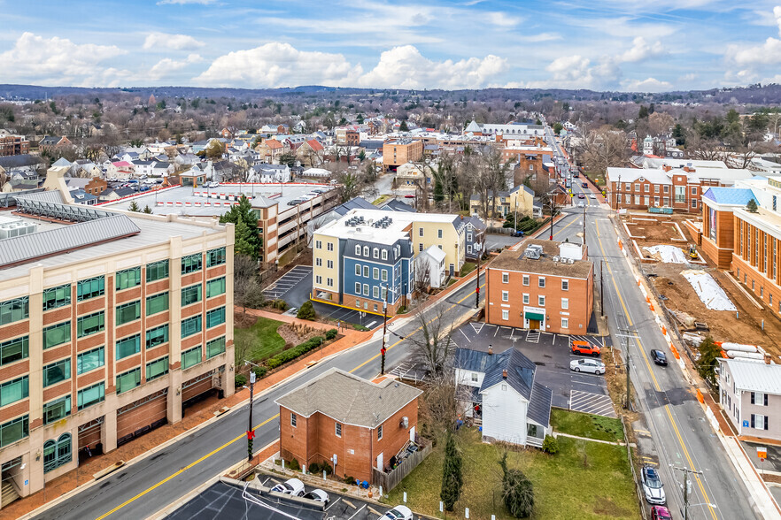 111-113 E Market St, Leesburg, VA for lease - Aerial - Image 3 of 4