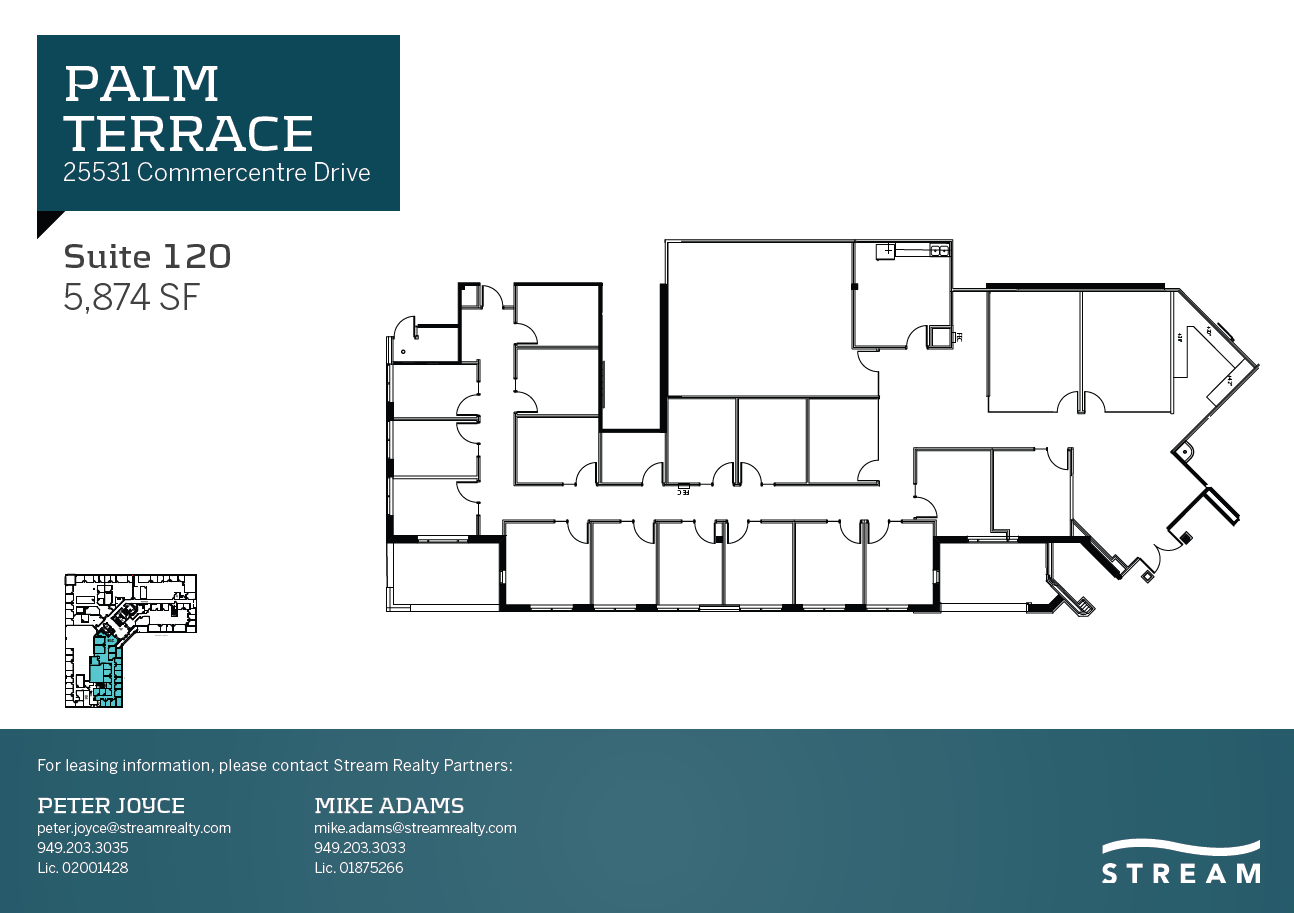 25521 Commercentre Dr, Lake Forest, CA for lease Floor Plan- Image 1 of 2