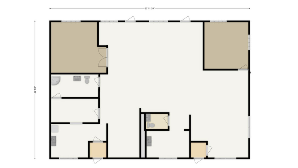 75 E Division St, Mundelein, IL for lease - Floor Plan - Image 2 of 17