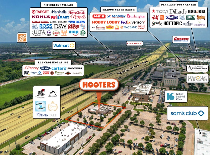 15838 South Fwy, Pearland, TX for sale - Aerial - Image 3 of 3