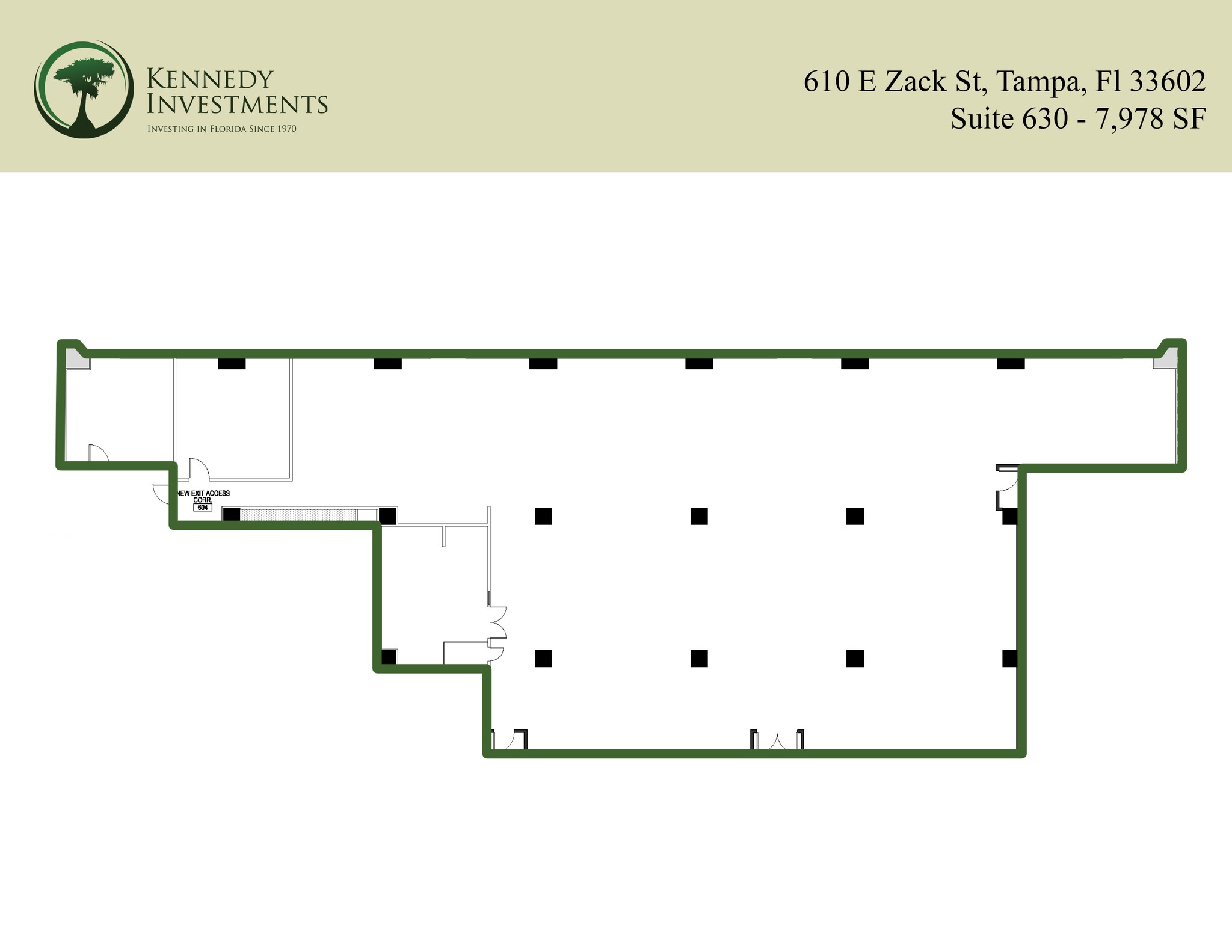 610 E Zack St, Tampa, FL for lease Floor Plan- Image 1 of 1