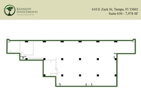 610 E Zack St, Tampa, FL for lease Floor Plan- Image 1 of 1