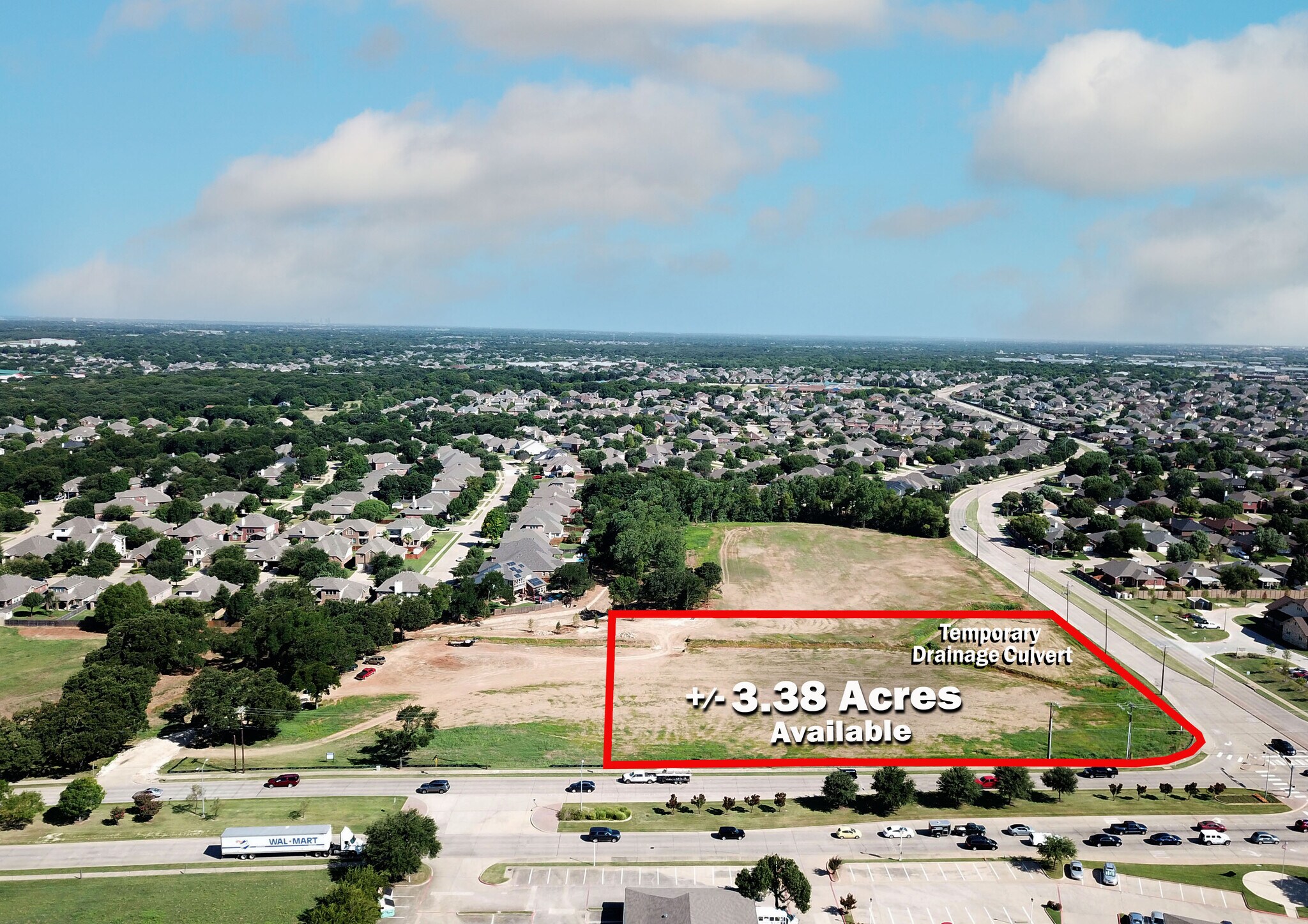 585 E Debbie Lane, Mansfield, TX 76063 3.38 Acre Corner in the Hot