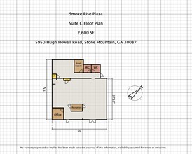 5950 Hugh Howell Rd, Stone Mountain, GA for lease Floor Plan- Image 1 of 3