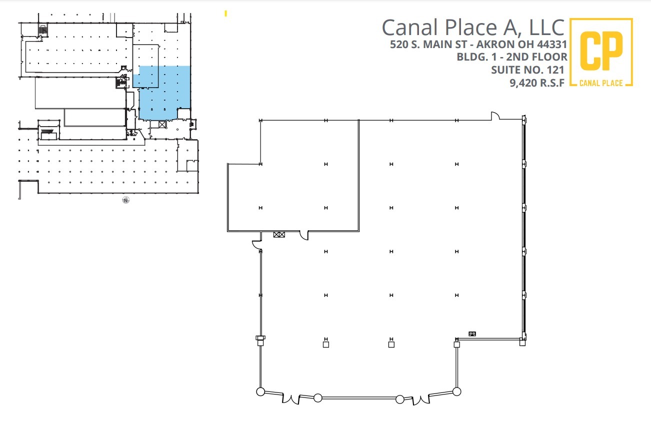 540 S Main St, Akron, OH for lease Floor Plan- Image 1 of 1