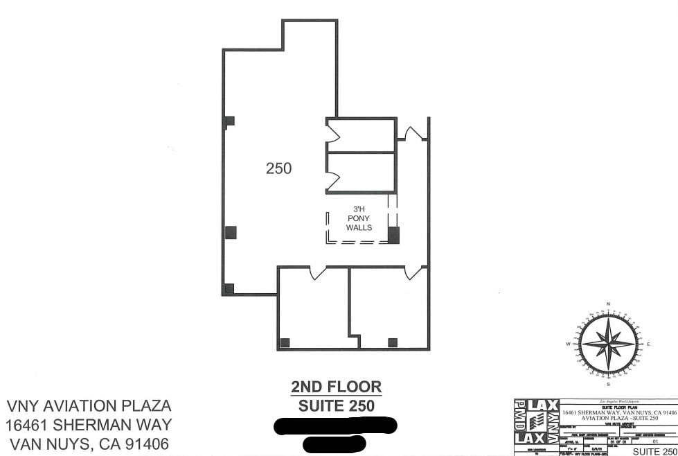 16461 Sherman Way, Van Nuys, CA for lease Floor Plan- Image 1 of 1