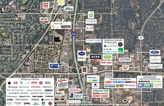 XXX Roseville BTS, Roseville, MN - AERIAL map view