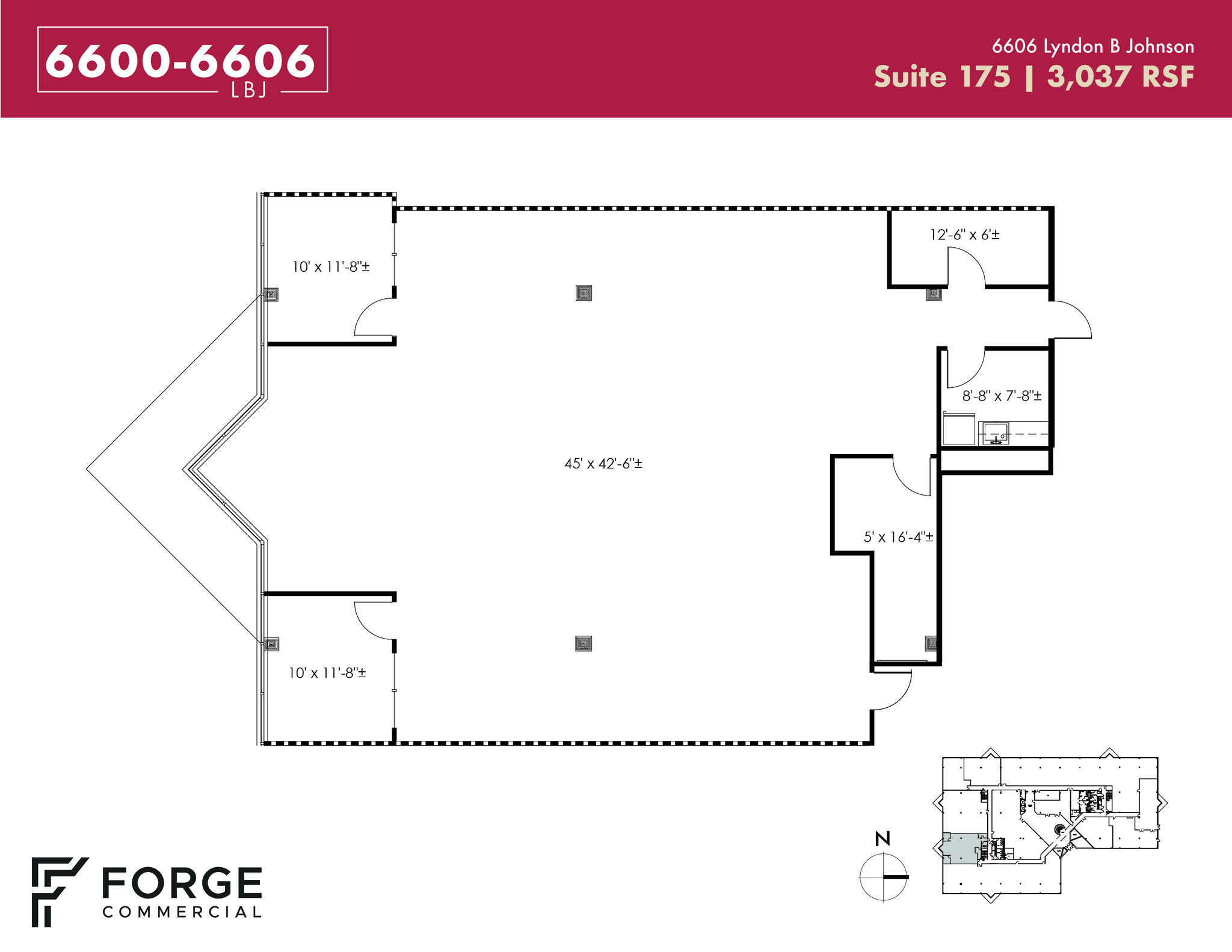 6606 Lyndon B Johnson Fwy, Dallas, TX for lease Floor Plan- Image 1 of 1