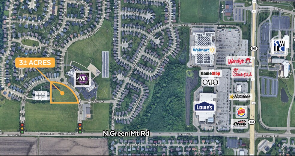 151 Wingate Blvd, Belleville, IL for sale - Aerial - Image 2 of 3