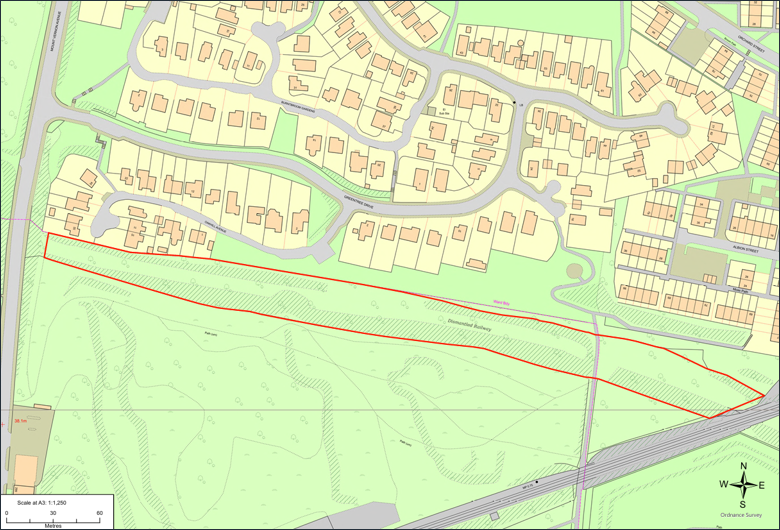 Land At Mount Vernon, Baillieston for sale - Site Plan - Image 3 of 3