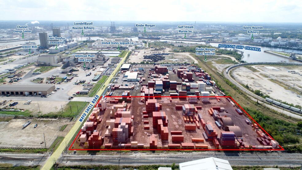 500 Mayo Shell Rd, Galena Park, TX for sale - Aerial - Image 1 of 1