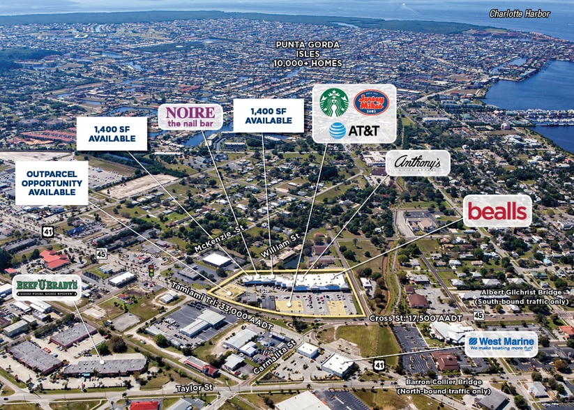 615 Cross St, Punta Gorda, FL for lease - Aerial - Image 2 of 4