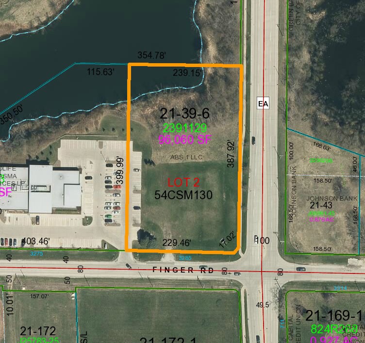 3285 Finger Rd, Green Bay, WI 54311 2Acre Vacant Parcel Easy
