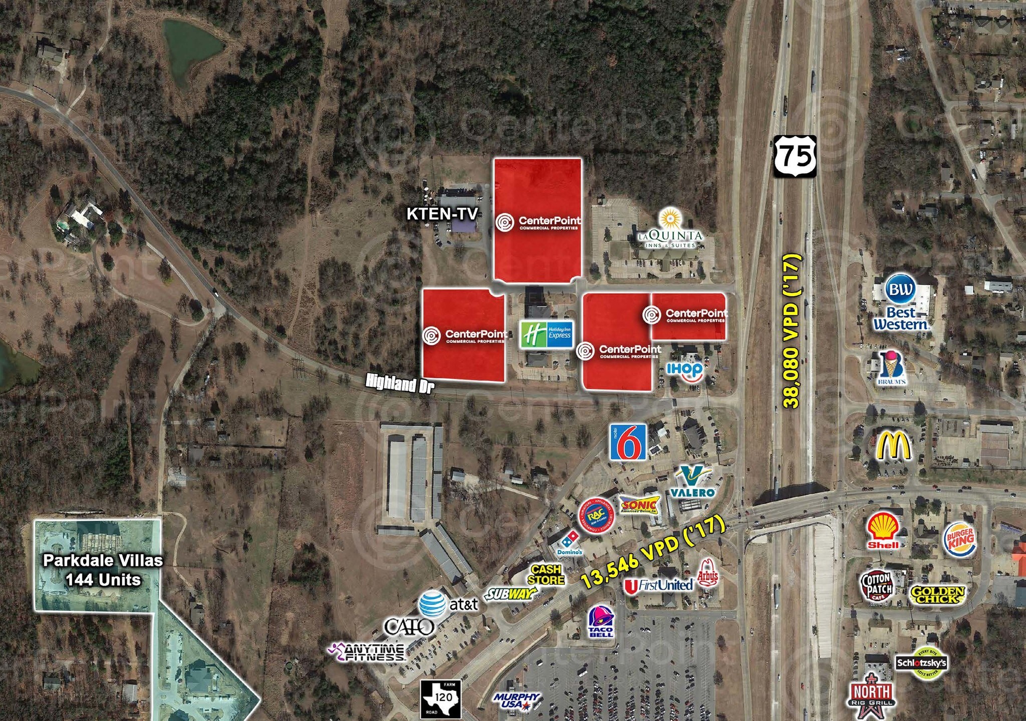 Highway 75 W Morton, Denison, TX 75021 Land Property for Sale