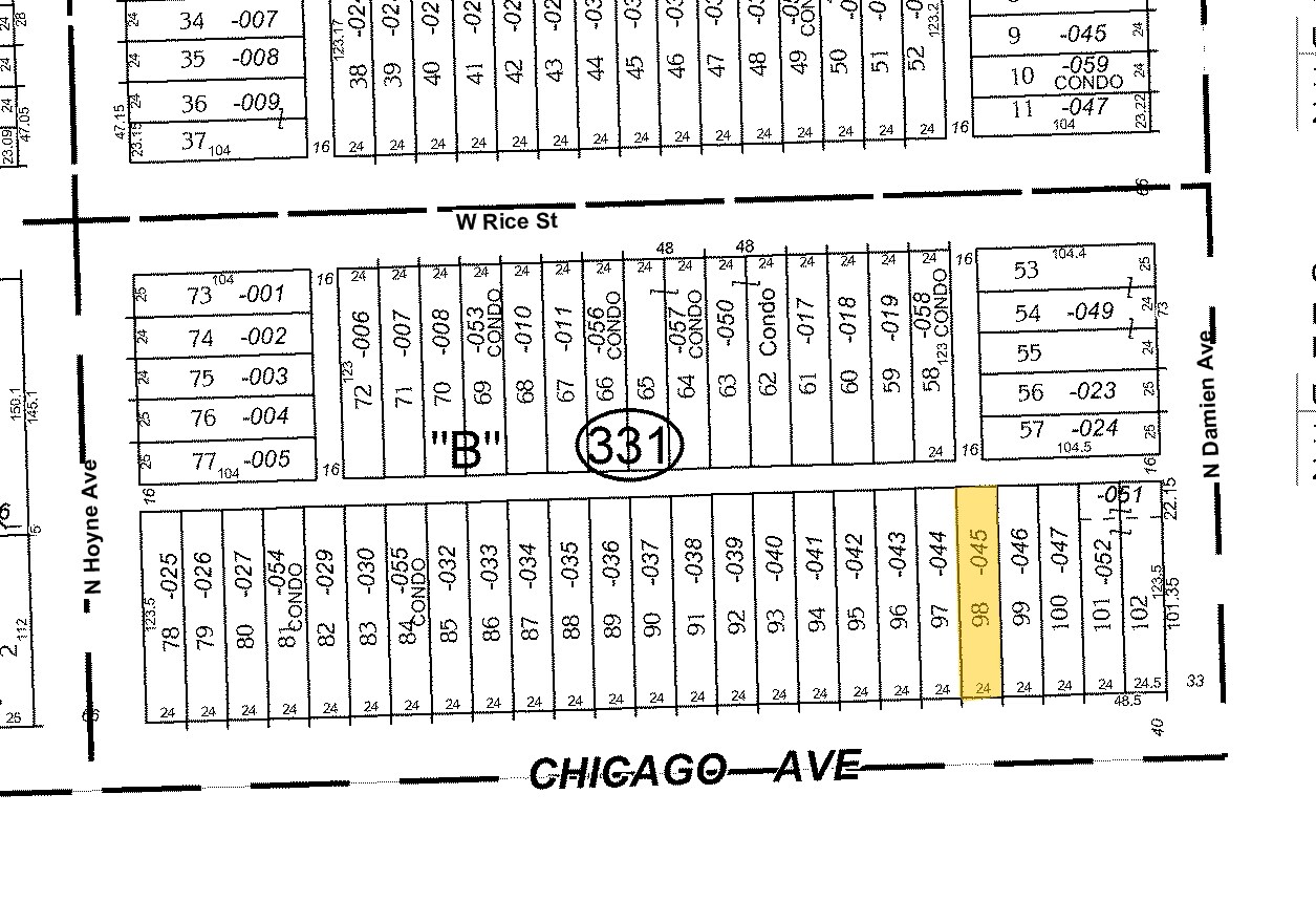 2010 W Chicago Ave, Chicago, IL for sale Plat Map- Image 1 of 1