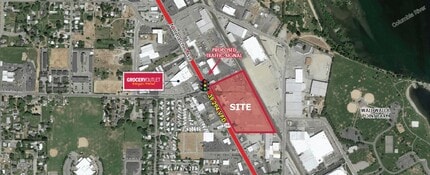 1567 N Wenatchee Ave, Wenatchee, WA - AERIAL map view
