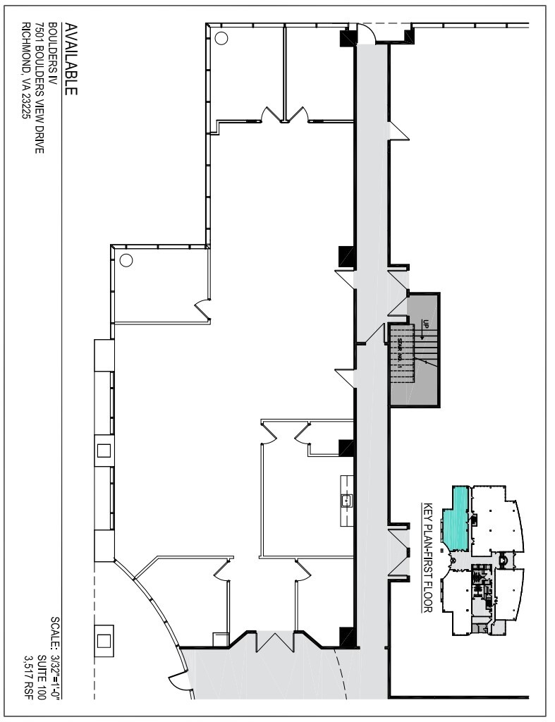 7501 Boulder View Dr, North Chesterfield, VA for lease Floor Plan- Image 1 of 5