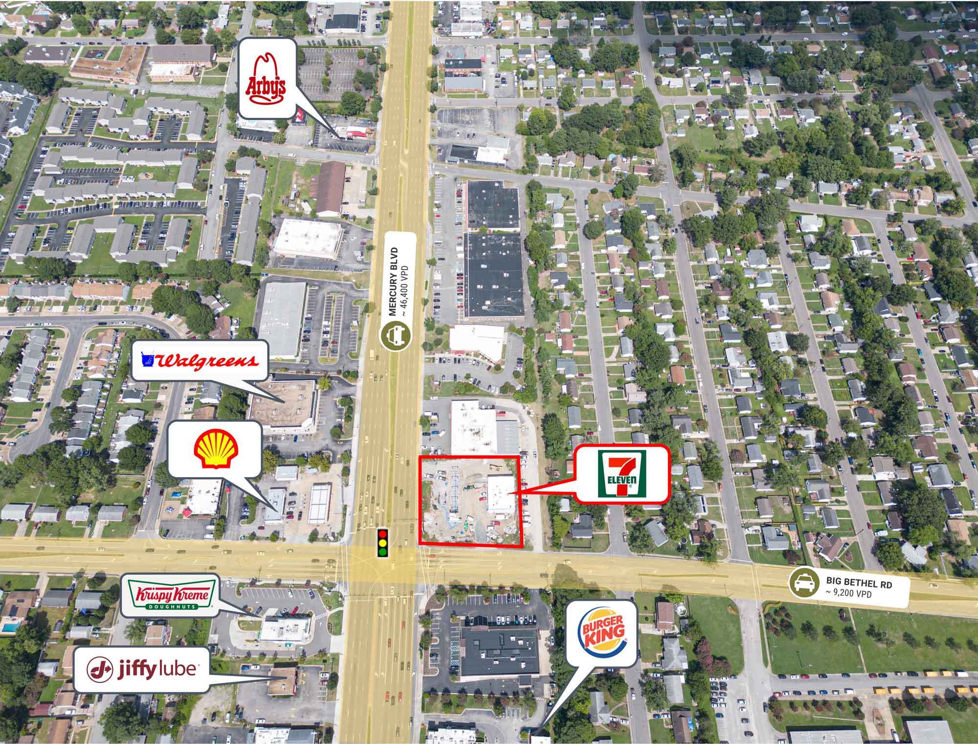 3327 W Mercury Blvd, Hampton, VA 23666 7Eleven