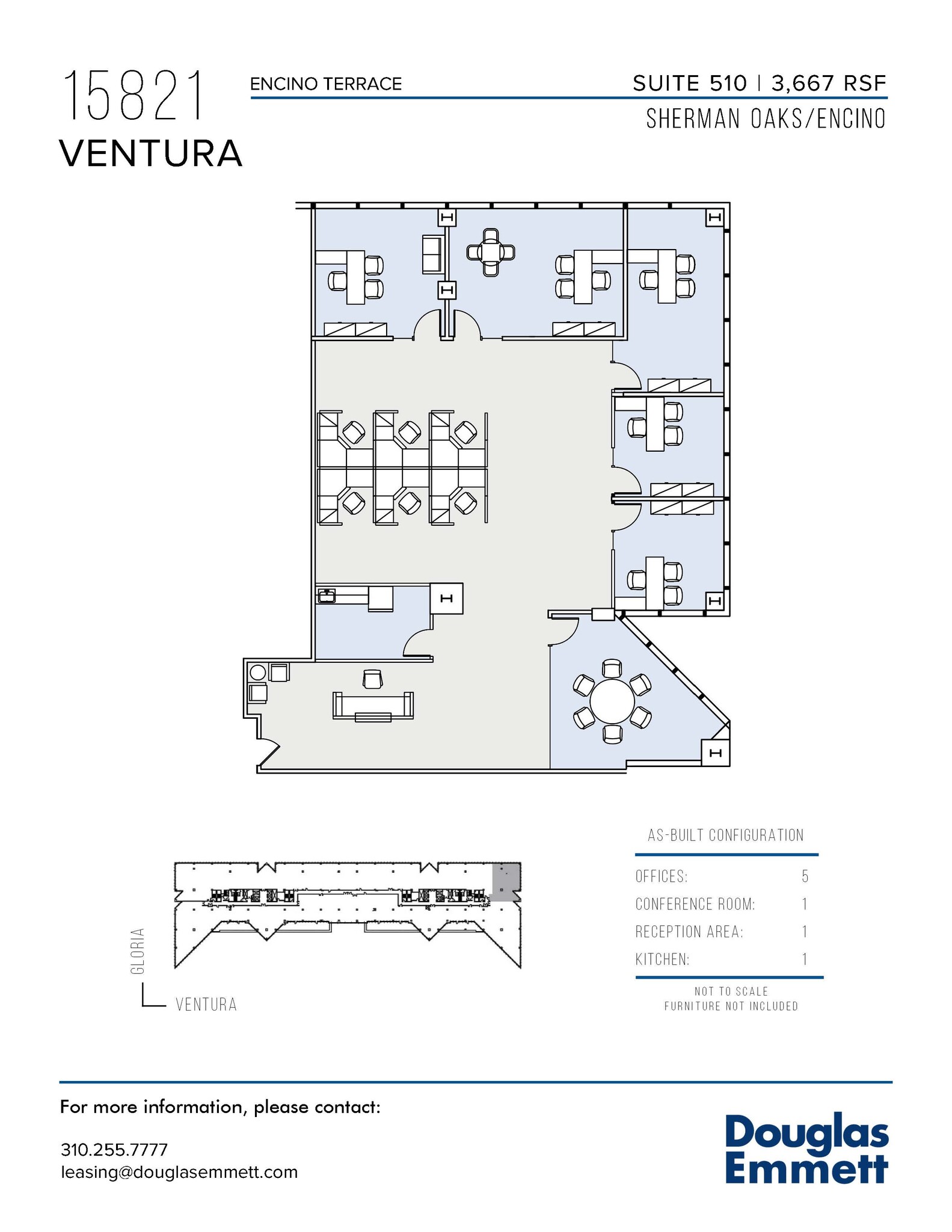 15821 Ventura Blvd, Encino, CA for lease Floor Plan- Image 1 of 1